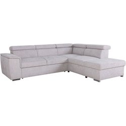 Wendbares Ecksofa mit Schlaffunktion  5-Sitzer  DAYTONA  Beigefarbe