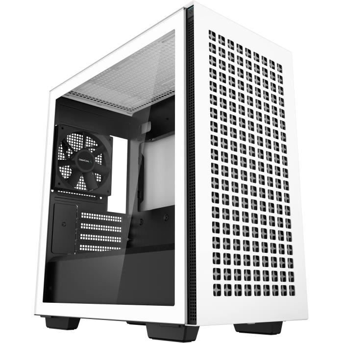 PC-Gehäuse ohne Netzteil  DEEPCOOL CH370 (Weiß)  Mini-Tower  Micro-