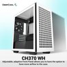 PC-Gehäuse ohne Netzteil  DEEPCOOL CH370 (Weiß)  Mini-Tower  Micro-
