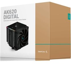 Deepcool - AK620 Digital (Schwarz) - CPU-Kühler - 2x120mm