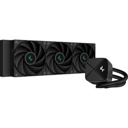 DEEPCOOL - LS720S Zero Dark - CPU AIO con refrigeración por agua - 3x1