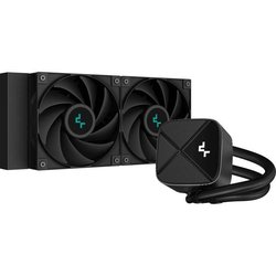 DEEPCOOL  LS520S Zero Dark  wassergekühlte AIO-CPU  2 x 120 mm  Sc