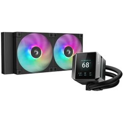PC-koeling - DEEPCOOL - MYSTIQUE 240 ARGB - 12 cm - 500-2400 rpm - Zwa