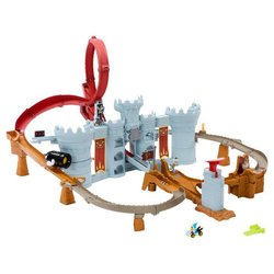 Hot Wheels - Mario Kart Bowser s Castle Set - Met Kamek Voertuig - Hot