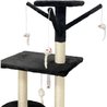 Jipsy - Cat tree - 79 x 34 x 138 cm - Black