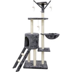 JIPSY Grijze Krabpaal - 79 x 34 x 138 cm - Grijs