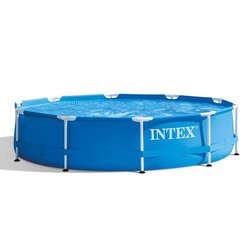Intex - 28202NP - Kit Metal Pool Metal Frame Tubular Round Ø 3.05 x 0.