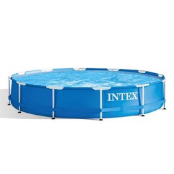 Intex metalen frame ronde buis zwembad kit (ø) 3,66 x (h) 0,76m