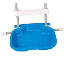 INTEX Pediluve - 56 x 46 x 9 cm - Bleu ou gris (couleur aléatoire)
