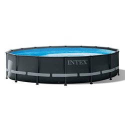 Set INTEX Ultra frame Aufstellpool - 488 x 122 cm - Rund (inkl. Sandfi