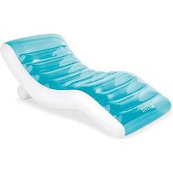 INTEX aufblasbare Liegematratze  asymmetrisch  Ozeanblau  191 x 99 