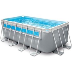 Bausatz für rechteckiges röhrenförmiges Schwimmbad CLEARVIEW  Metalls