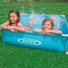 Piscina metálica INTEX Tangy - Cuadrada - Turquesa