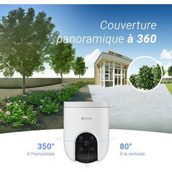 Telecamera panoramica Wi-Fi EZVIZ H8c SE - 2K - Rilevamento AI - Visio