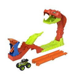 Camion de monstres et jeu de piste Hot Wheels JJN44 Multicolore