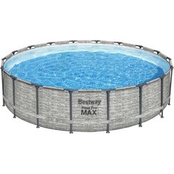 Kit Piscine hors sol tubulaire BESTWAY Steel Pro Max - 549 x 122 cm -