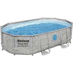 Kit Piscine hors sol tubulaire BESTWAY - Power Steel - 488 x 305 x 10