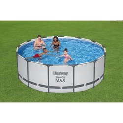BESTWAY Aufstellpool-Set für Röhrenpools  Steel Pro Max  396 x 122 