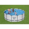 BESTWAY Aufstellpool-Set für Röhrenpools  Steel Pro Max  396 x 122 