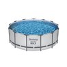 BESTWAY Aufstellpool-Set für Röhrenpools  Steel Pro Max  396 x 122 