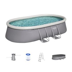 BESTWAY freistehender oberirdischer Pool-Bausatz  schnelles Set  488