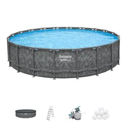 BESTWAY Aufstellpool-Set für Röhrenpools  APX 365  671 x 132 cm  r