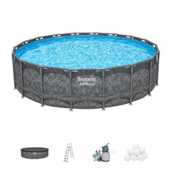 Kit Piscine hors sol tubulaire BESTWAY - APX 365 - 549 x 132 cm - Ron