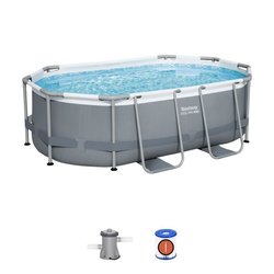 BESTWAY Aufstellpool-Set für Röhrenpools  Steel Pro MAX  305 x 200 