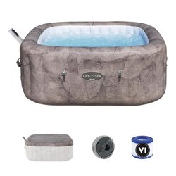 BESTWAY Aufblasbarer Whirlpool  Lay-Z-Spa Rome  140 Luftdüsen  180 