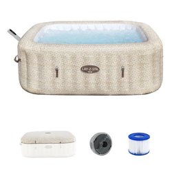 BESTWAY Aufblasbarer Whirlpool  Lay-Z-Spa Rome  180 Luftdüsen  201 