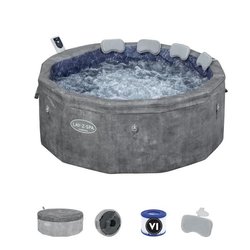 BESTWAY Aufblasbarer Whirlpool - Lay-Z-Spa Carrara - 140 Luftdüsen - 1