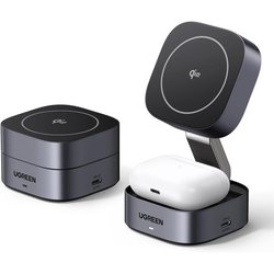 Station de charge 2 en 1 - UGREEN - Compatible MagSafe - 15W