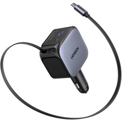 Chargeur voiture - UGREEN - 145W - Avec câble rétractable