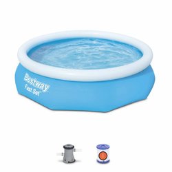 BESTWAY Kit Piscina autoportante redonda Ø3.05x H0.76m