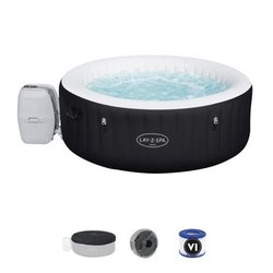 BESTWAY Lay-Z-Spa Miami rundes aufblasbares Spa - 2 bis 4 Personen - 1
