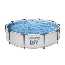 BESTWAY Steel Pro Max Tubular Aufstellpool 305 x 76 cm 1249 L/H Kartus