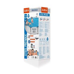 BESTWAY Steel Pro Max Tubular Aufstellpool 305 x 76 cm 1249 L/H Kartus