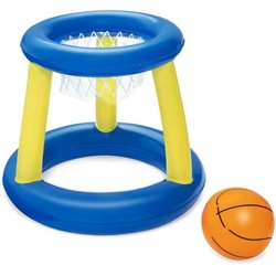 Aro de baloncesto flotante, pelota, 3 aros, diámetro 61 cm