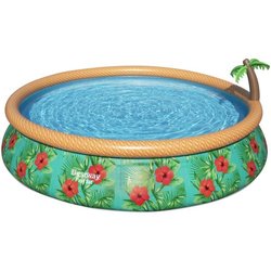 Self -ground above -ground pool kit Bestway - Fast Set - 457 x 84 cm -