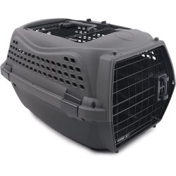 M.PETS ECO GIRO Katzentransportbox  Kunststoffkäfig  Größe S  Grau