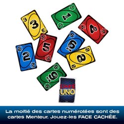 Uno Liar s - des 7 ans - adapté aux daltoniens - UNO - Mattel games - 