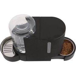 Distributore di crocchette e acqua M.PETS DUPLO 1,3kg/3L - 40x16,2x29,