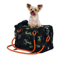 Carrying bag - M PETS - REMIX 2 in 1 Camouflage & Orange - 41 x 28 x 2