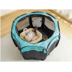 Achthoekige behuizing voor puppy s L - Mpets