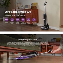 Aspiradora inalámbrica - EUREKA - Nueva 630 - 150 W - 21.600 Pa - 38 m