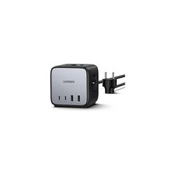 Chargeur rapide de bureau - UGREEN - 65W - Avec prises intégrées - Gri