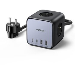 Chargeur rapide de bureau - UGREEN - 65W - Avec prises intégrées - Gri