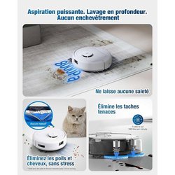 Aspiradora robot - ECOVACS DEEBOT MINI - 9.000 Pa - ZeroTangle 2.0 - T