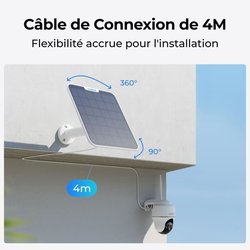 Zonnepaneel - REOLINK - SR3 - 5,8 W - Wit
