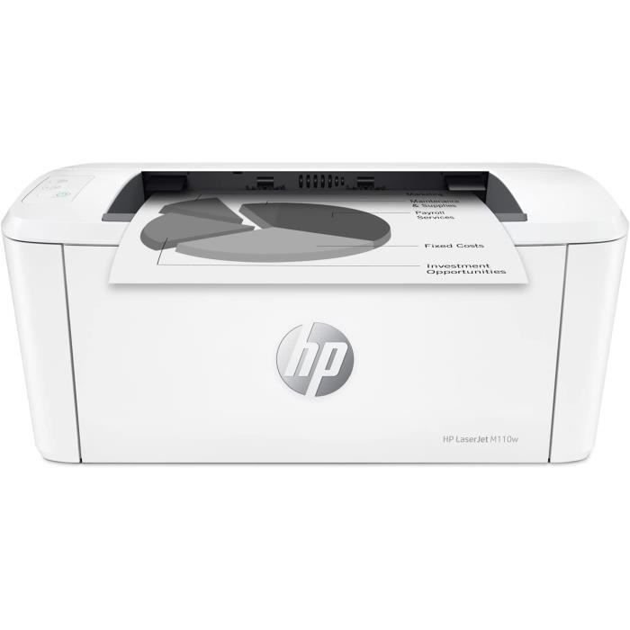 HP LaserJet M110w black and white laser single function printer